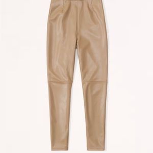 A&F Vegan Leather Leggings